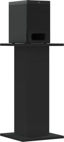 vidaXL Βάσεις Ηχείων 2 Τεμ. Μαύρες 30x30x60 εκ. Επεξ. Ξύλο