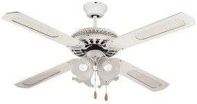 Eurolamp Ανεμιστήρας Οροφής 70W Με 4 Φώτα Φ130cm Λευκό 147-29003