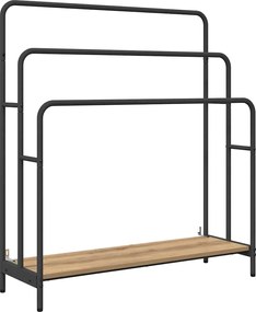 vidaXL Ράφι Ρούχων Artisan Oak 90 x 30 x 100,5 εκ. Επεξεργασμένο ξύλο