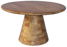 SAVOA COFFEE TABLE ΦΥΣΙΚΟ 80x80xH45cm