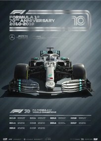 Εκτύπωση τέχνης FORMULA 1® DECADES - 2010s Mercedes-AMG Petronas F1 Team, Automobilist