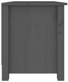 Παπουτσοθήκη Γκρι 70 x 38 x 45,5 εκ. από Μασίφ Ξύλο Πεύκου - Γκρι