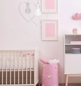 Παιδικό Κρεμαστό Φωτιστικό Amore Λευκό