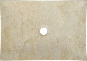 vidaXL Νιπτήρας Κρεμ 50 x 35 x 12 εκ. Μαρμάρινος