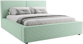 Επενδυμένο κρεβάτι Santos-Menta-160 x 200