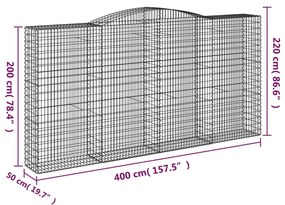 ΣΥΡΜΑΤΟΚΙΒΩΤΙΑ ΤΟΞΩΤΑ 4 ΤΕΜ. 400X50X200/220 ΕΚ. ΓΑΛΒΑΝ. ΑΤΣΑΛΙ 3147063