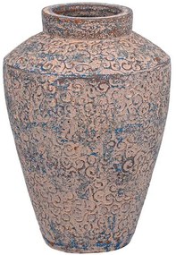 Βάζο 957-125-008 27x39cm Beige-Blue Κεραμικό