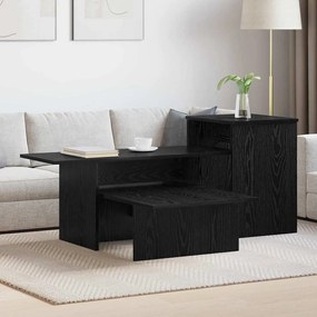 vidaXL Τραπέζι κονσόλας Μαύρη Οξυά 91,5 x 35 x 38,5 εκ