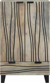 vidaXL Ντουλάπες &amp; ράφια αποθήκευσης μέσων Λευκό και Μαύρο