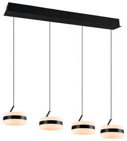 Φωτιστικό Οροφής - Ράγα Dios 331410432 Led 4xSMD 8W 4x800lm 2300+3000+4000K 85x150cm Black Trio Lighting