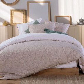 Παπλωματοθήκη Μονή (Σετ 170x240) 2 Όψεων Nef-Nef Homeware Smart Loving Beige/Green