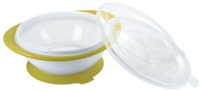 Μπωλ Βρεφικό Easy Learning Bowl 10255192 Με Καπάκι 6 Μηνών + Green Nuk 1 τμχ Polypropylene