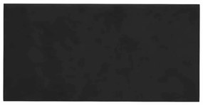 vidaXL Πάνελ Τοίχου 12 τεμ. Μαύρος 60x30 εκ. 2,16 μ² Βελούδο