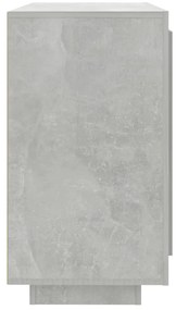 vidaXL Ντουλάπι Γκρι Σκυροδέματος 80x40x75 εκ. Επεξεργασμένο Ξύλο