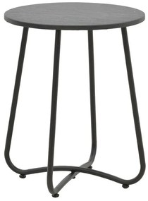 Τραπέζι Bramwell μέταλλο ανθρακί Φ40x50εκ 40x40x50 εκ.