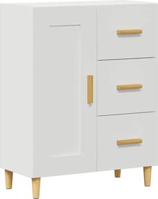 vidaXL Ντουλάπι Λευκό 69,5 x 34 x 90 εκ. από Επεξεργασμένο Ξύλο