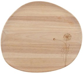 Διακοσμητικός Δίσκος Flora & Fauna RD0017026 37,5x33x2cm Natural Raeder Wood