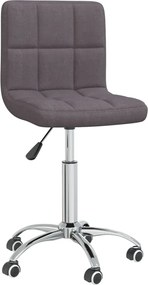 vidaXL Καρέκλα Γραφείου Περιστρεφόμενη Taupe Υφασμάτινη