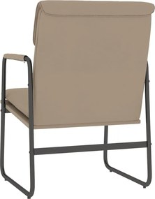 vidaXL Πολυθρόνα Καπουτσίνο 55 x 64 x 80 εκ. από Συνθετικό Δέρμα