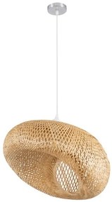 Κρεμαστό Φωτιστικό Οροφής Μπαμπού Caribbean Small 01723 Globostar-1723-Μπεζ 1723