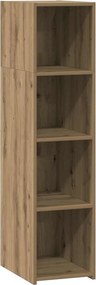 vidaXL Highboard Artisan Δρυς 30 x 41 x 124 εκ. Επεξεργασμένο Ξύλο
