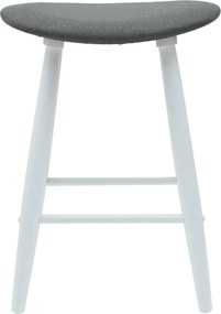vidaXL Καρέκλες φαγητού 2 pcs Λευκό 46 x 37 x 63 εκ