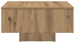vidaXL Τραπεζάκι Σαλονιού Αρτισιανή Δρυς 60x60x31,5εκ Επεξεργασμ. Ξύλο