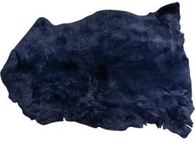 Χαλί Lambskin Heidi Μπλε 85x60x4εκ - Μπλε