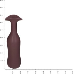 Βάζο ArteLibre Μοβ Κεραμικό 10x7x33cm