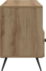vidaXL Ντουλάπι TV 102 x 34,5 x 50 εκ. Artisan Δρυς Επεξεργασμένο Ξύλο