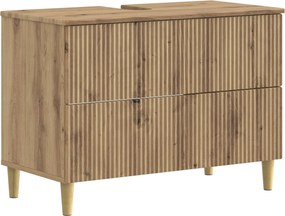 vidaXL Σετ ντουλαπιών μπάνιου 3 τεμαχίων ARNHEM Artisan Δρυς