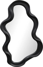 Καθρέπτης Liquid pakoworld pp σε μαύρη απόχρωση 26x2.7x39εκ