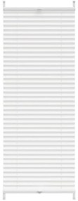 Πλισέ ρόλερ σκίασης 60x125cm Λευκό