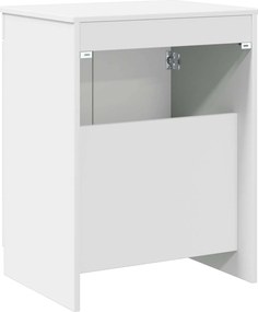 vidaXL Ντουλάπι Μπάνιου Γυαλιστερό Λευκό 54 x 41 x 70 cm