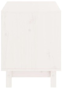 vidaXL Σπιτάκι Σκύλου Λευκό 50 x 40 x 52 εκ. από Μασίφ Ξύλο Πεύκου