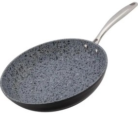 Lamart Τηγάνι Granit Φ28cm Αντικολλητικό Αλουμινίου Με Επίστρωση Γρανίτη Μαύρο LT1251