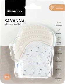 Μασητικό Γάντι Kikka Boo Savanna Grey