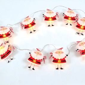 Led λαμπάκια σε σειρά Plastic Santa