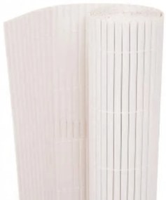 vidaXL Περίφραξη Κήπου Διπλής Όψης Λευκή 110 x 400 εκ.