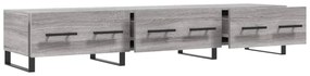 vidaXL Έπιπλο Τηλεόρασης Γκρι Sonoma 150 x 36 x 30 εκ. Επεξεργ. Ξύλο