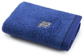 Πετσέτα Initial Dark Blue Tommy Hilfiger Προσώπου 50x100cm 100% Βαμβάκι