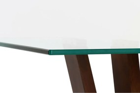 Έπιπλο Εισόδου DKD Home Decor Καφέ Διαφανές 145 x 45 x 75 cm