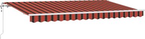 vidaXL Σκηνίτσα Αναδιπλούμενη Πορτοκαλί 350 x 200 cm ύφασμα