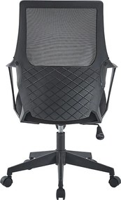 Καρέκλα γραφείου εργασίας Fragrant pakoworld ύφασμα mesh μαύρο