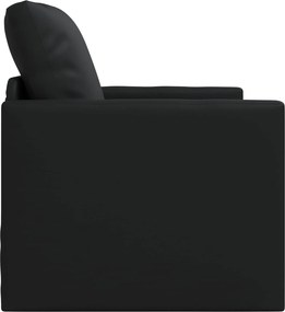 vidaXL Κρεβάτι καναπές 60cm Μαύρο Δερματίνη