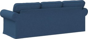 vidaXL Καναπές 180cm Μπλε Μέταλλο