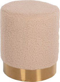 ΣΚΑΜΠΟ LEVY HM8408.20 ΜΠΟΥΚΛΕ ΥΦΑΣΜΑ ΕΚΡΟΥ ΜΕ ΧΡΥΣΗ ΒΑΣΗ Φ35x42Υ εκ.