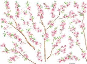 Αυτοκόλλητα Τοίχου Ango Peach Brance 44232