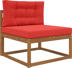 vidaXL Μαξιλάρι Καναπέ Εξωτερικού Χώρου 2 pcs Κόκκινο Πολυεστέρας