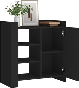 vidaXL Ντουλάπι Μαύρο 73,5x35x75 εκ. από Επεξεργασμένο Ξύλο